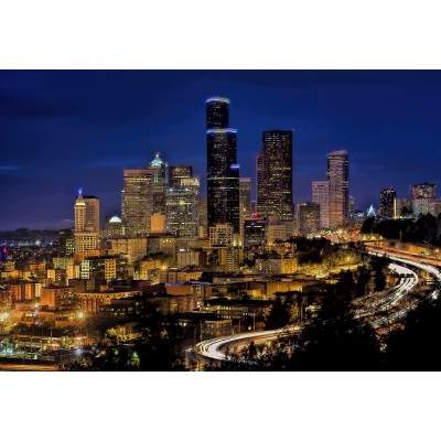 Grafika Kids XXL Teile - Seattle by Night 12 Teile Puzzle Grafika-Kids-00680