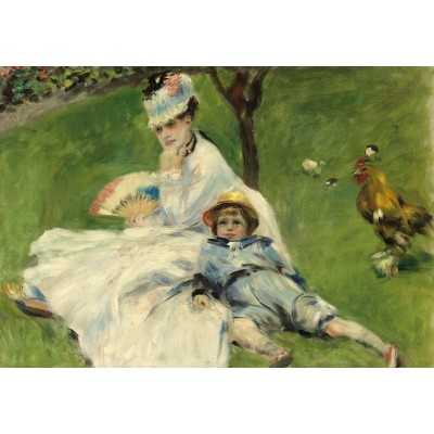 Grafika Kids Auguste Renoir: Madame Monet and Her Son, 1874 12 Teile Puzzle Grafika-F-31201