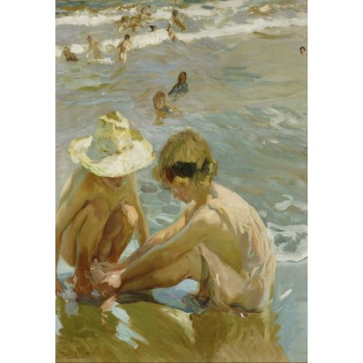 Grafika Kids Joaquin Sorolla y Bastida: The Wounded Foot, 1909 12 Teile Puzzle Grafika-F-31273