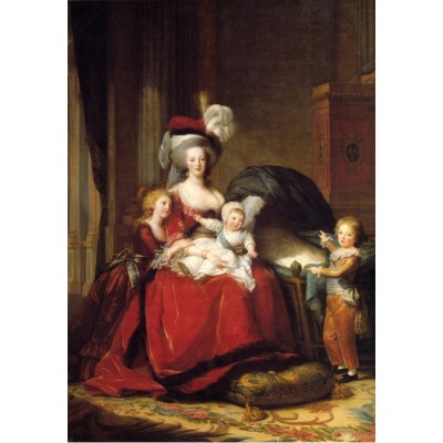 Grafika Kids Louise-Élisabeth Vigee le Brun: Marie Antoinette and her Children, 1787 12 Teile Puzzle Grafika-F-31295