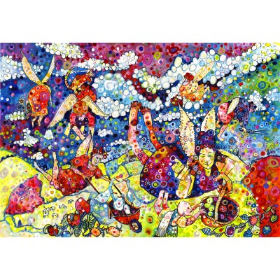 Grafika Kids Sally Rich - Gardening Angels 12 Teile Puzzle Grafika-F-31557