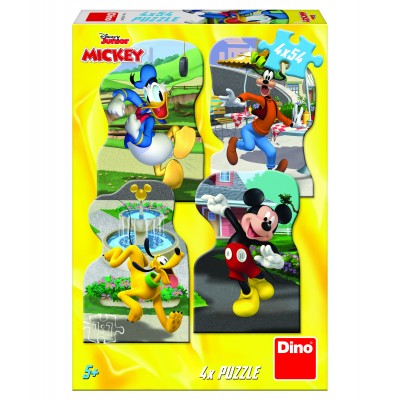 Dino 4 Puzzles - Mickey Mouse in the City 54 Teile Puzzle Dino-33326