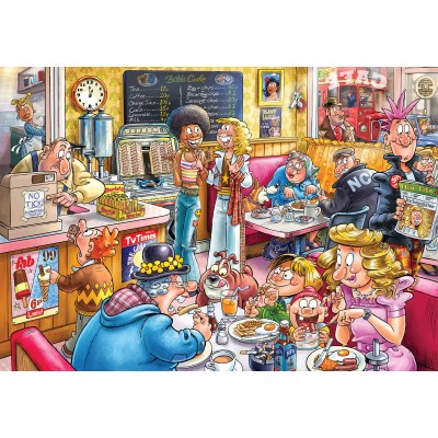 Jumbo WASGIJ DESTINY 27 - Das Cafe 1000 Teile Puzzle JUMBO-01855