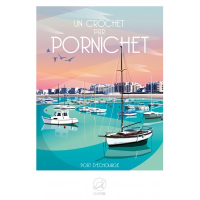La Loutre Un Crochet par PORNICHET - Port d'Echouage 1000 Teile Puzzle Puzzle-La-Loutre-8109