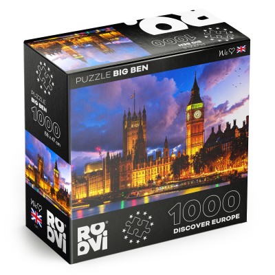 Roovi Big Ben, London, UK 1000 Teile Puzzle Roovi-79855