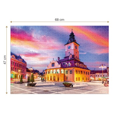 Roovi Brasov Council Square, Historical Center 1000 Teile Puzzle Roovi-80042