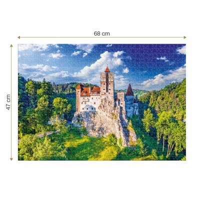 Roovi Bran Castle or Dracula Castle in Transylvania 1000 Teile Puzzle Roovi-80059