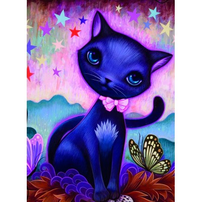 Heye Jeremiah Ketner: Black Kitty 1000 Teile Puzzle Heye-29687