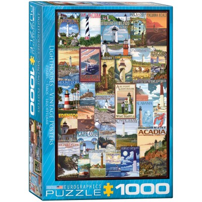 Eurographics Leuchttürme 1000 Teile Puzzle Eurographics-6000-0779