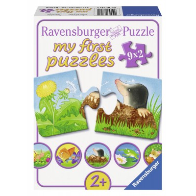 Ravensburger Tiere im Garten 2 Teile Puzzle Ravensburger-07313
