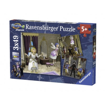 Image of Ravensburger 3 Puzzles - Playmobil 49 Teile Puzzle Ravensburger-09408