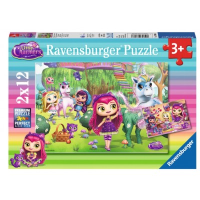 Ravensburger 2 Puzzles - Little Charmers 12 Teile Puzzle Ravensburger-07608