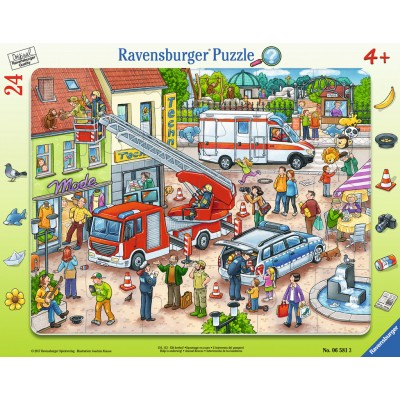 Ravensburger Rahmenpuzzle - 110, 112 - Eilt herbei! 15 Teile Puzzle Ravensburger-06581