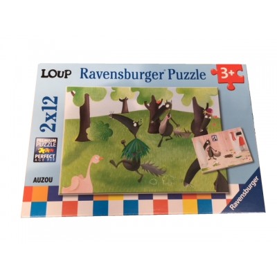 Ravensburger 2 Puzzles - Loup 12 Teile Puzzle Ravensburger-07627