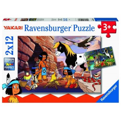 Ravensburger 2 Puzzles - Yakari 12 Teile Puzzle Ravensburger-05069