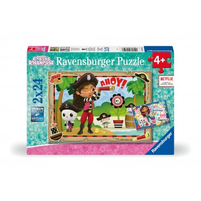 Image of Puzzles Gabby's Dollhouse, 2 x 24 Teile