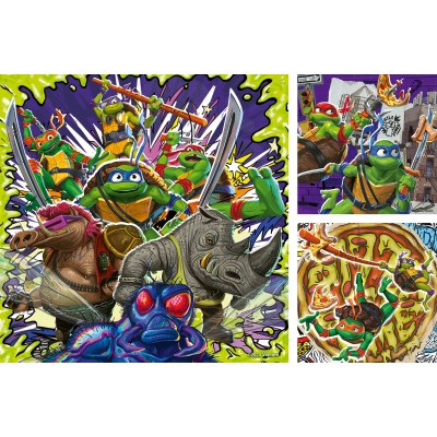 Ravensburger 3 Puzzles - Ninja-Schildkröten 49 Teile Puzzle Ravensburger-04012