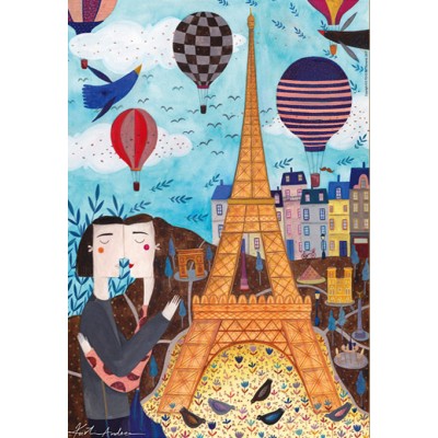 DToys Andrea Kürti: Paris 1000 Teile Puzzle Dtoys-73730