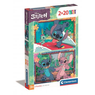 Clementoni 2 Puzzles - Stitch 20 Teile Puzzle Clementoni-24809