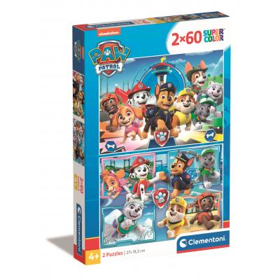 Clementoni 2 Puzzles - Paw Patrol - 2x60 Teile 60 Teile Puzzle Clementoni-21617