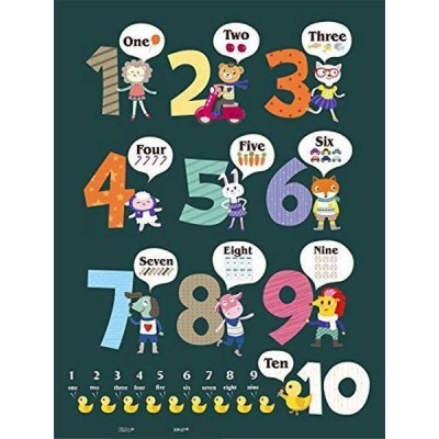 Pintoo Puzzle aus Kunststoff - Learning To Count 48 Teile Puzzle Pintoo-T1025