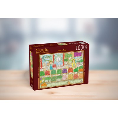 Puzzle Magnolia-3484 Simons Gemüseladen