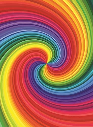 Puzzle Nova-Puzzle-40507 Regenbogen-Strudel-Spirale