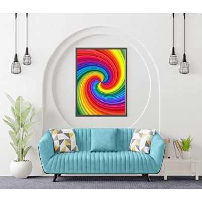 Puzzle Nova-Puzzle-40507 Regenbogen-Strudel-Spirale