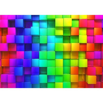 Puzzle Nova-Puzzle-41024 Regenbogen-Farbboxen