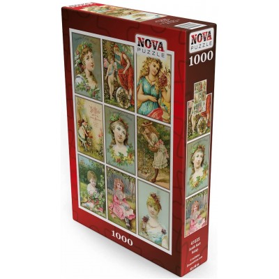 Puzzle Nova-Puzzle-41035 Vintage Collage