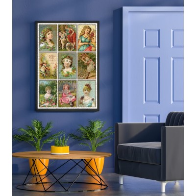 Puzzle Nova-Puzzle-41035 Vintage Collage