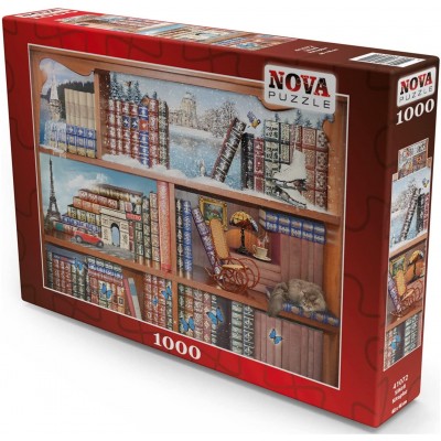 Puzzle Nova-Puzzle-41072 Zauberbücher