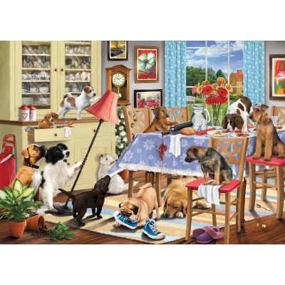 Puzzle Otter-House-Puzzle-74747 Dogs In The Dining Room