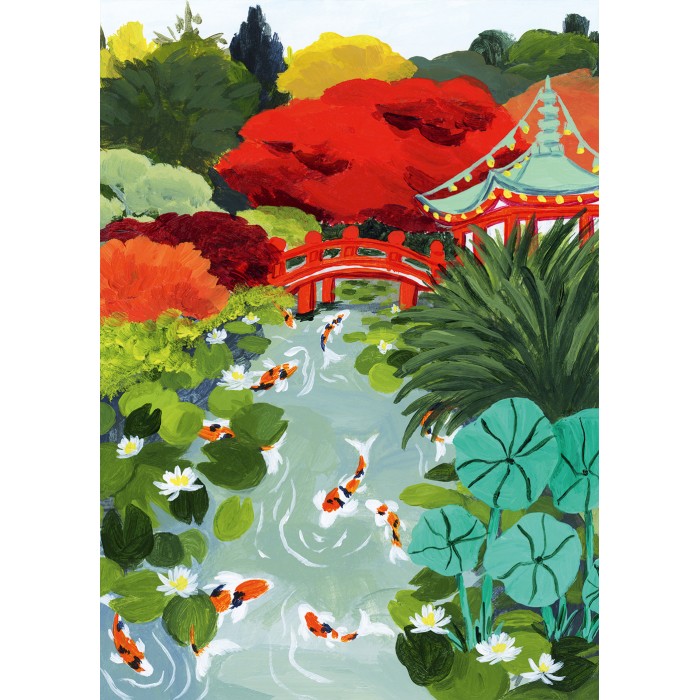 Puzzle  Pieces-Peace-F-00028 Japanischer Garten