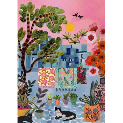 Puzzle Pieces-Peace-F-00038 Katzen von Chefchaouen - Marokko