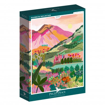 Puzzle Pieces-Peace-F-00041 Regenbogenberg