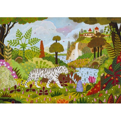 Puzzle Pieces-Peace-F-00044 Weißer Tiger