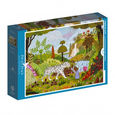 Puzzle Pieces-Peace-F-00044 Weißer Tiger