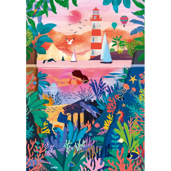 Puzzle  Pieces-Peace-F-00180 Bunter Meeresgrund