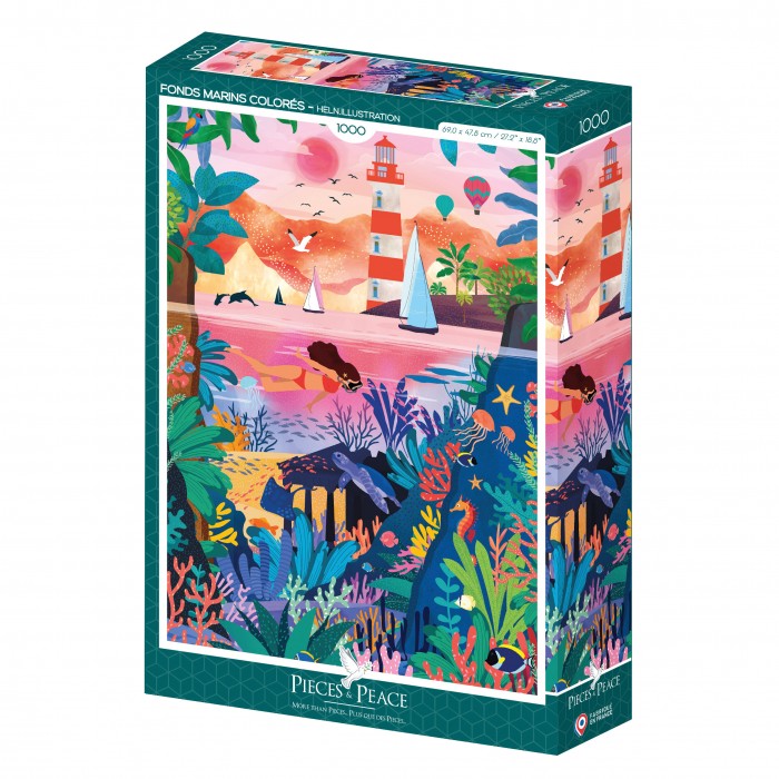Puzzle  Pieces-Peace-F-00180 Bunter Meeresgrund