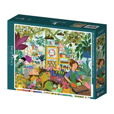 Puzzle Pieces-Peace-F-00188 Mein Lieblingsplatz ist im Gewächshaus