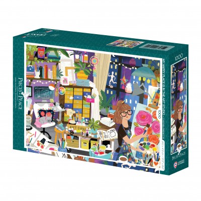 Puzzle Pieces-Peace-F-00189 Mein Lieblingsplatz ist im Kunstatelier