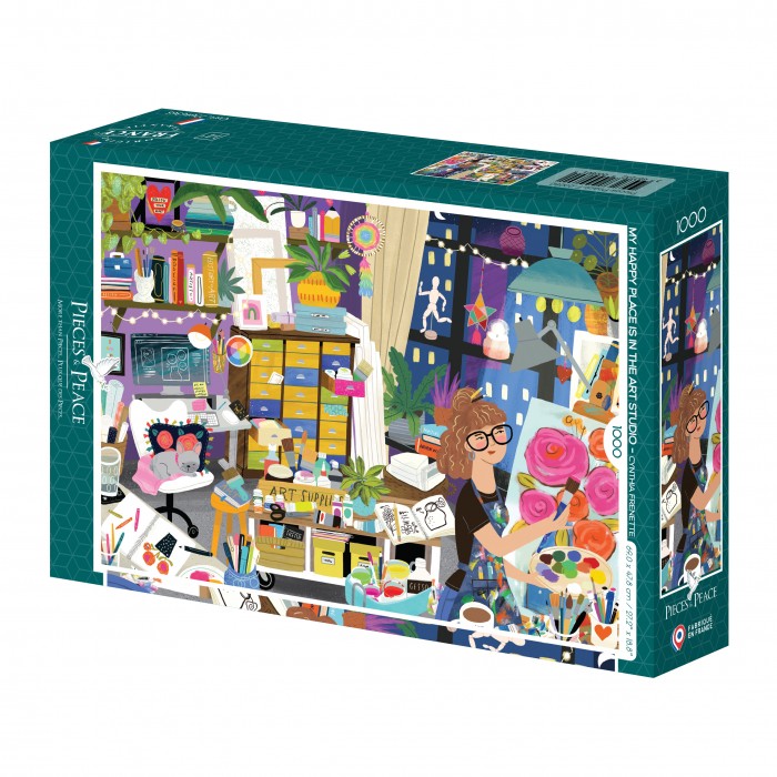 Puzzle  Pieces-Peace-F-00189 Mein Lieblingsplatz ist im Kunstatelier