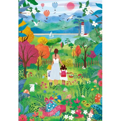 Puzzle Pieces-Peace-F-00201 Frohe Ostern