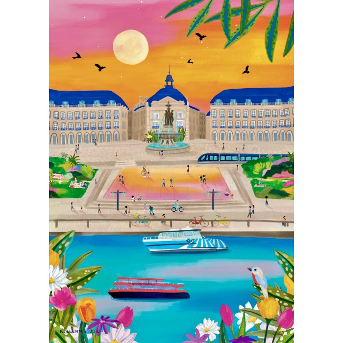 Puzzle  Pieces-Peace-F-00223 Bordeaux - Place de la Bourse