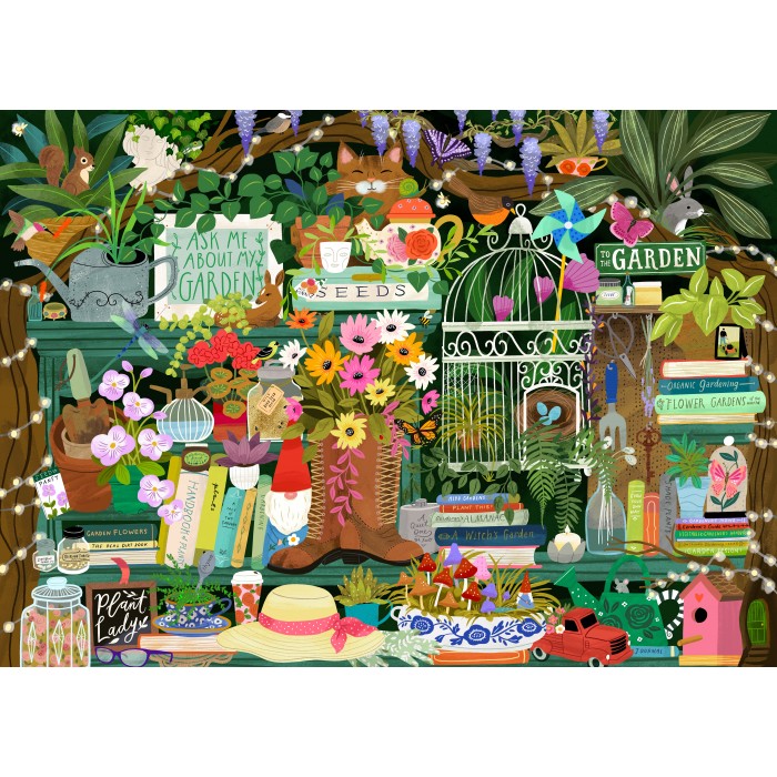 Puzzle  Pieces-Peace-F-00227 Bibliothek des Gärtners