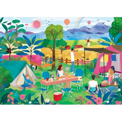 Puzzle Pieces-Peace-F-00237 Sommer im Camping