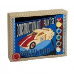   3D Puzzle aus Holz + Farben - Rally Car