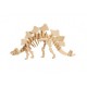 3D Puzzle aus Holz - Stegosaurus & Pterodactyl