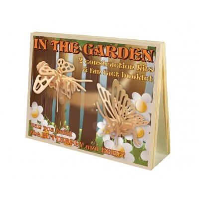 Professor-Puzzle-PPVC1313 3D Holzpuzzle - Butterfly and Bee